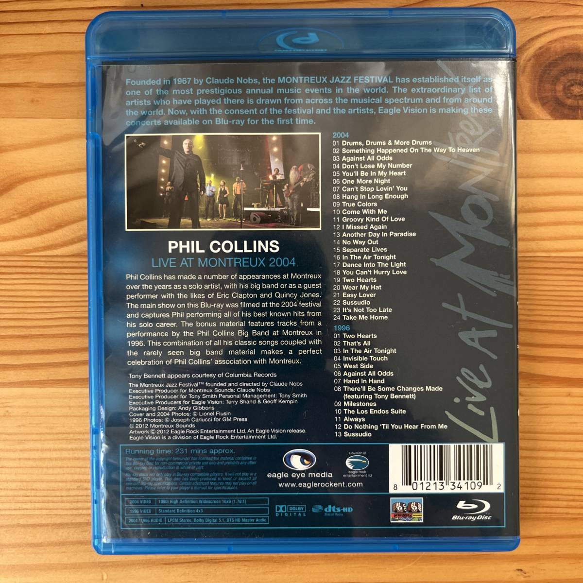 輸入盤 ブルーレイ Phil Collins Live At Montreux 2004 EEB334109の画像2