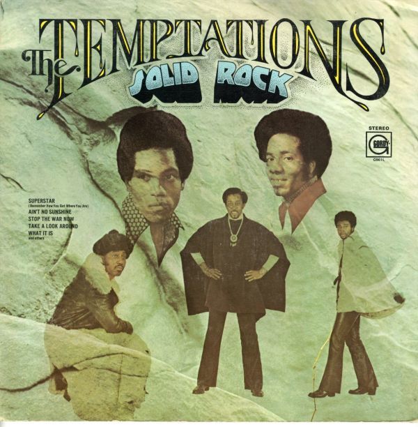 USオリジ！72年プレスLP The Temptations / Solid Rock【Gordy / G 961L】テンプテーションズ ビル・ウィザース カヴァー ニューソウル_画像1