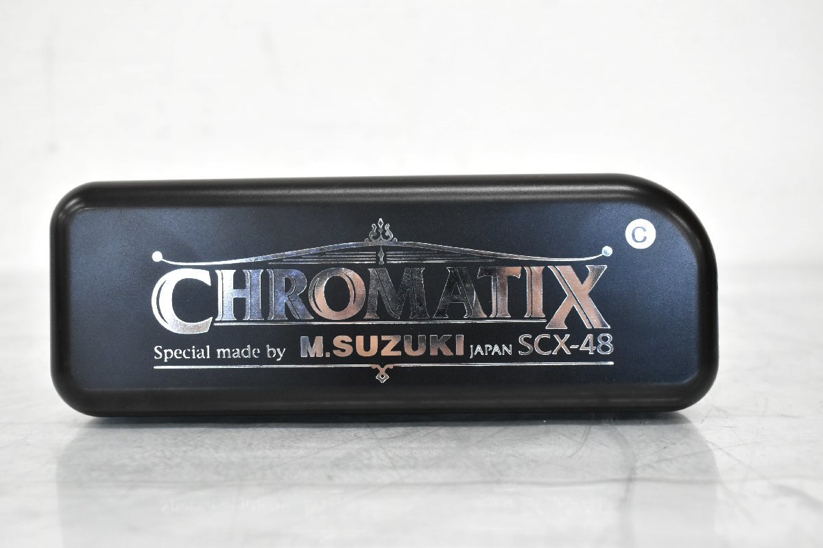 Σ9022 中古 M.SUZUKI CHROMATIX SCX-48 スズキ ハーモニカ_画像9