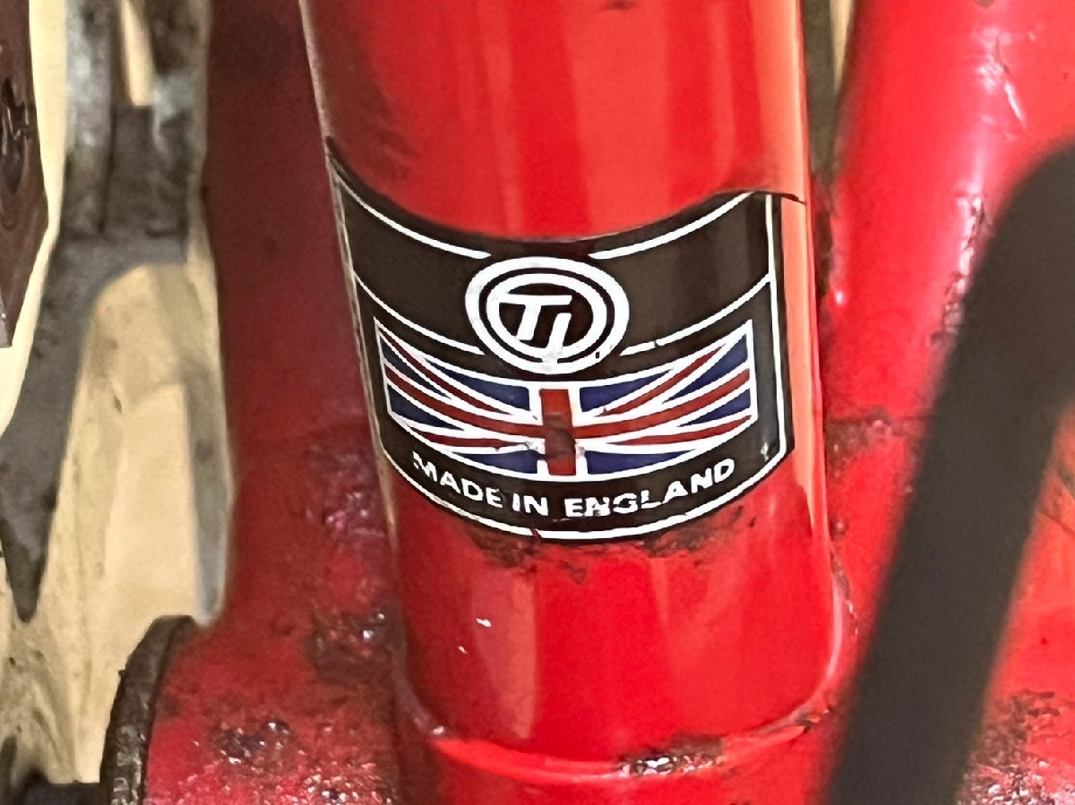 凸0458　現状品　自転車　ロードバイク　TI Raleigh Team Professional ラレー ヴィンテージロード　_画像4