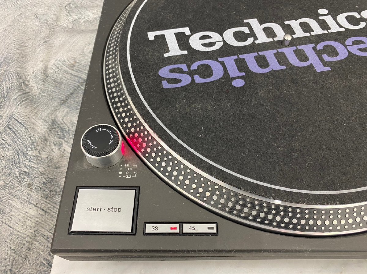 □t416　中古★Technics　テクニクス　 SL-1200MK3D　ターンテーブル　①_画像3