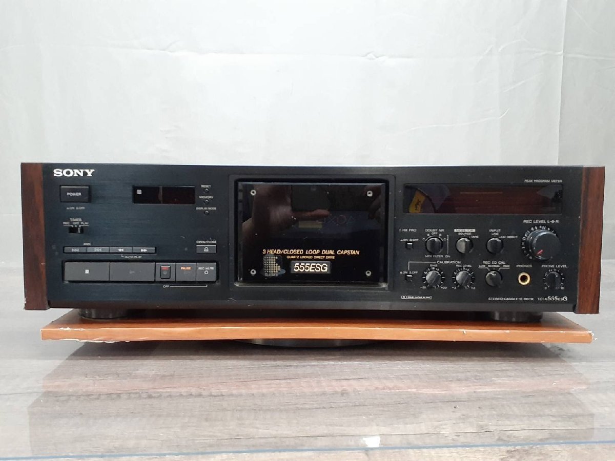 △8170　中古品　オーディオ機器　カセットデッキ　SONY TC-K555 ESG　ソニー_画像2