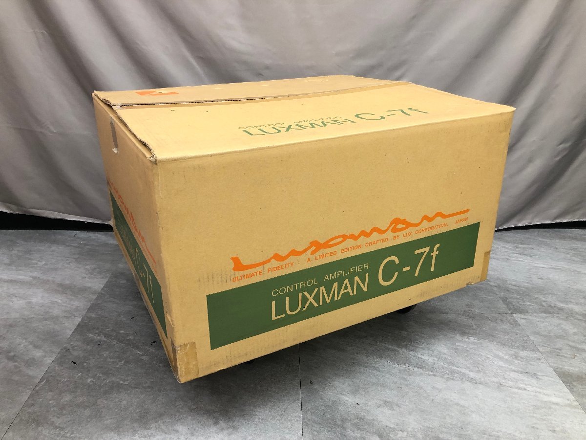 ♪3639　中古品　オーディオ機器　プリアンプ　LUXMAN　ラックスマン　C-7f　コントロールアンプ 【元箱あり】_画像10