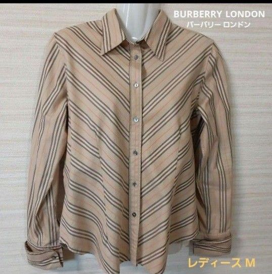 BURBERRY ★バーバリー ロンドン＊長袖シャツ ストライプ ＊レア 定番