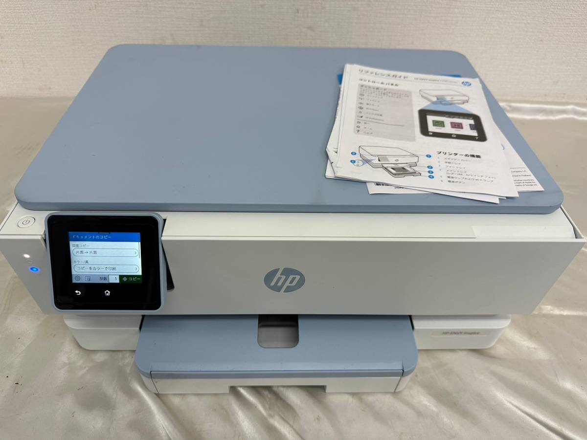 us1100120/動品 HP ヒューレットパッカード インクジェットプリンター ENVY Inspire 7000 series ４色黒 カラー 3色一体型_画像1