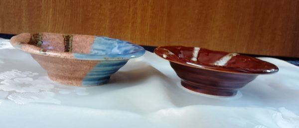 美濃焼 雅東窯 いろどり 八客珍味揃 珍味八景 豆皿8枚組 未使用 形は一緒ですが、色や柄がそれぞれ違います 送料込み_画像2
