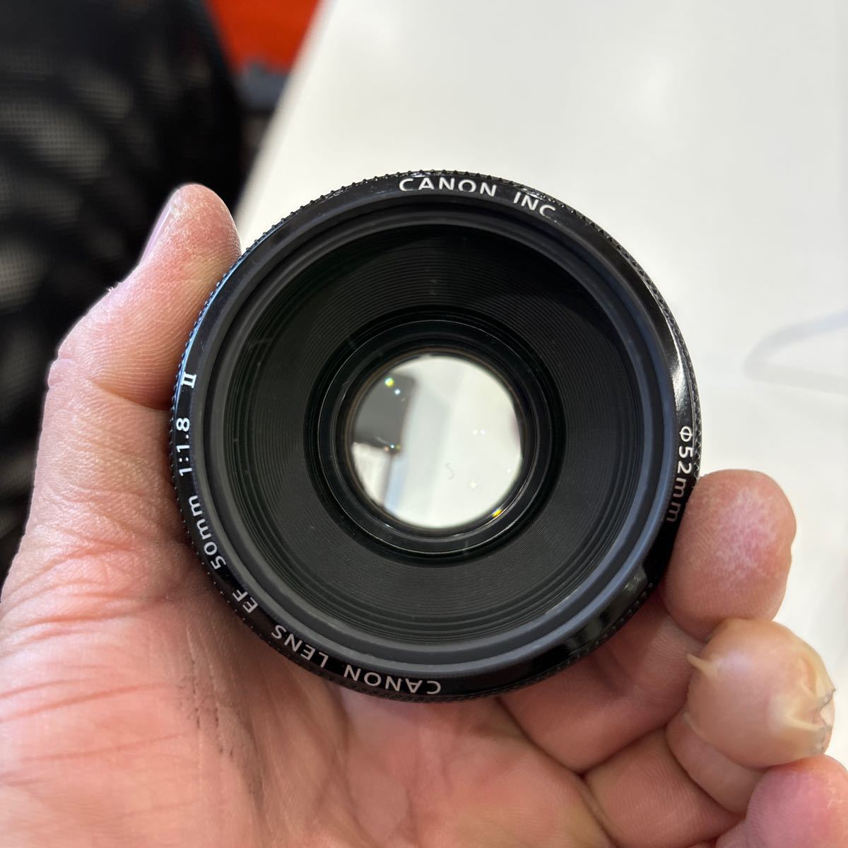 K310【美品】CANON キャノン　Efp 50mm f/1.8 Ⅱ 単焦点レンズ_画像7