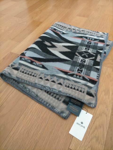 新品 定価21450円 21AW USA製 SP×PENDLETON スノーピーク ペンドルトン ネイティブ柄 ブランケット 81.2cm×111cm SI-PD-21AU001CH _画像3