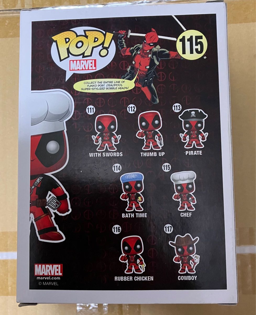 値下げ可能 funko pop デッドプール フィギュア Marvel Series