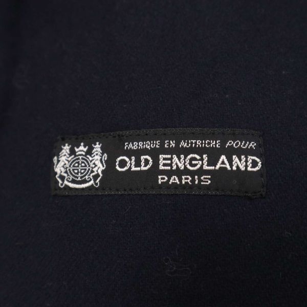 OLD ENGLAND オールドイングランド 秋冬 パイピング★ 圧縮 ウール ジャケット ブレザー Sz.48　メンズ カーキ　I3T01853_B#N_画像6