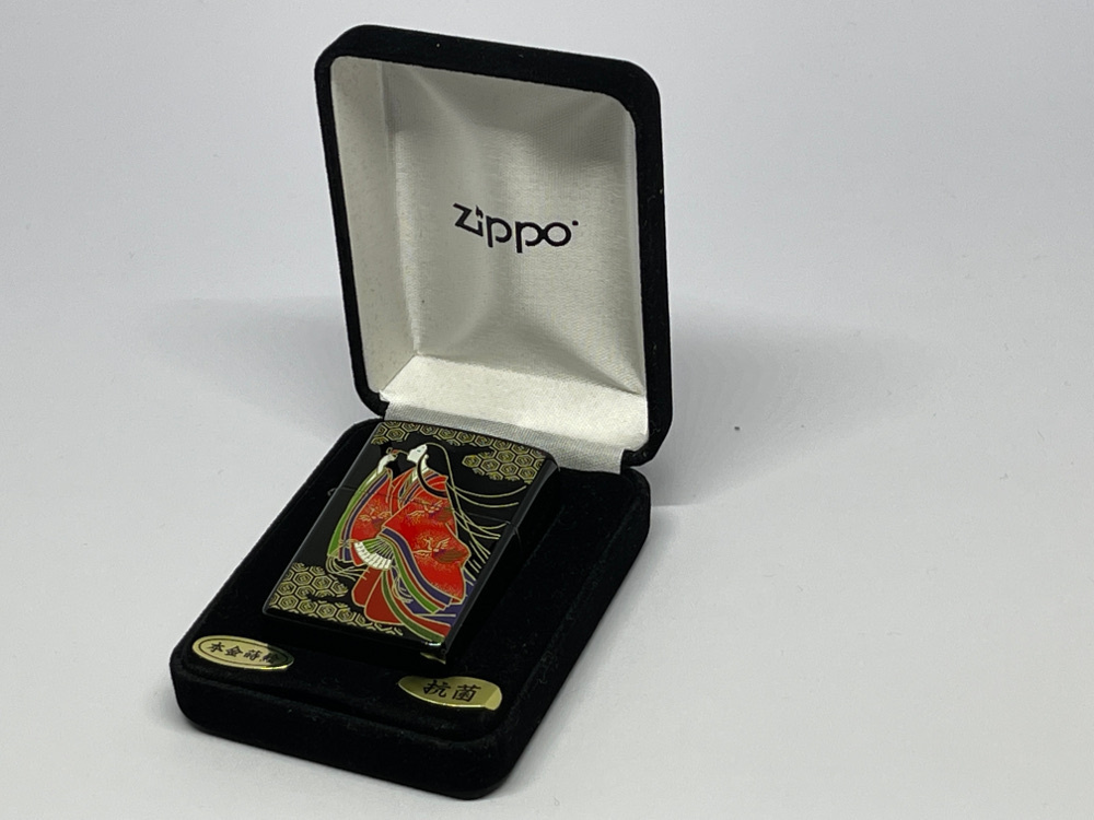 送料無料 ZIPPO[ジッポー]ZP 本金蒔絵 平安WINDY ウインディー・今昔_画像4