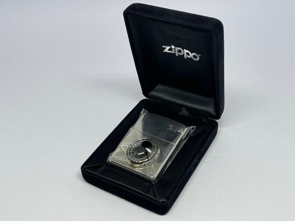 送料無料 ZIPPO[ジッポー]シルバー10μ オニキス純銀メタル 2SV-オニキス(A) 2003年製未使用品_画像4