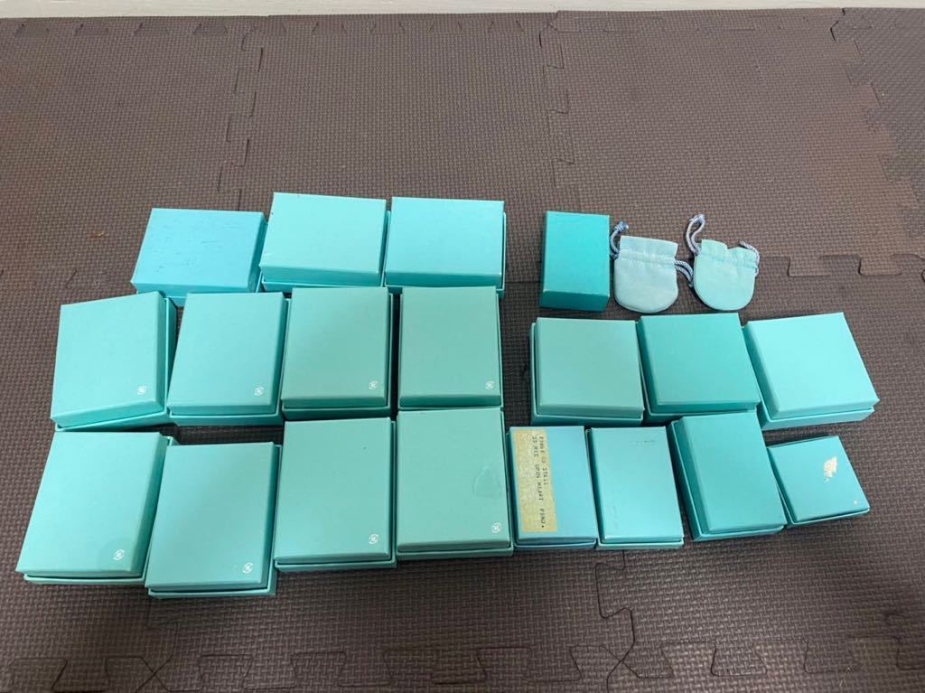 1円〜 ティファニー 空箱 大量 まとめ売り Tiffany & Co ネックレス ブレスレット 指輪　リング_画像8