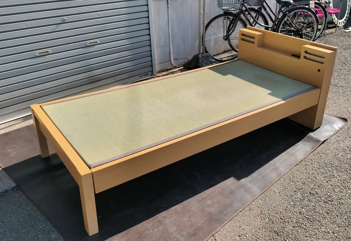 ②[ Aichi store ]#Granz/ Granz # single tatami bed . attaching frame outlet lighting / light attaching * outskirts * delivery * receipt welcome *