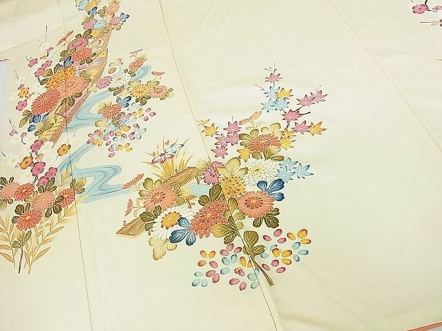 平和屋2■訪問着　流水船花文　逸品　sf2722_画像5