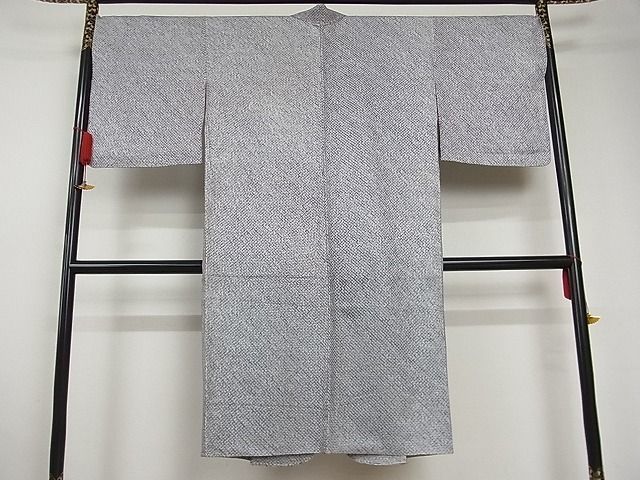 平和屋-こころ店■道中着　総絞り　ロング丈　正絹　逸品　A-br6725_画像2