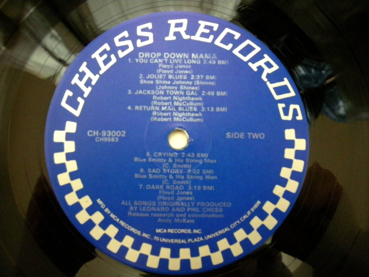 ドロップ・ダウン・ママ【US盤 LP】Drop Down Mama | Chess CH 93002 (Various Robert Nighthawk Honey Boy Edwards Floyd Jones_画像6