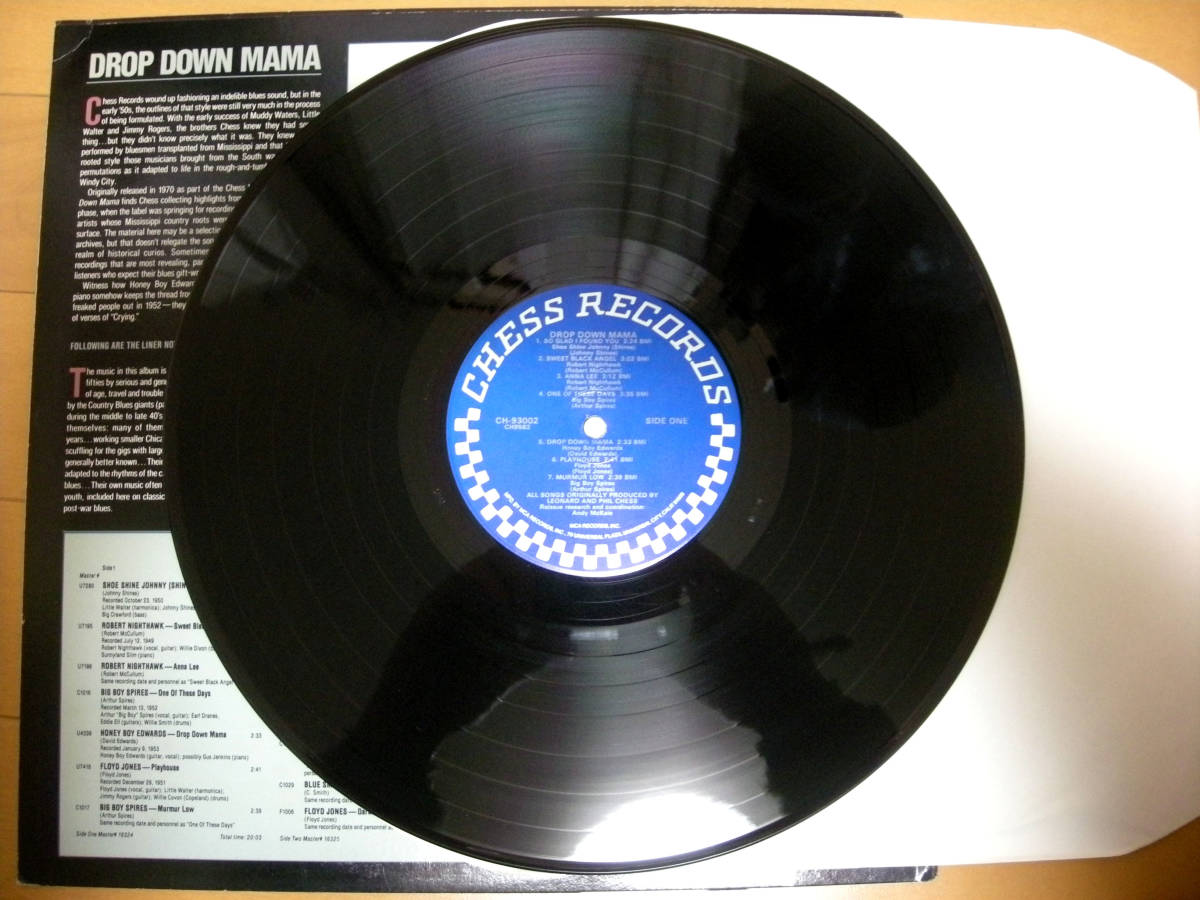 ドロップ・ダウン・ママ【US盤 LP】Drop Down Mama | Chess CH 93002 (Various Robert Nighthawk Honey Boy Edwards Floyd Jones_画像7