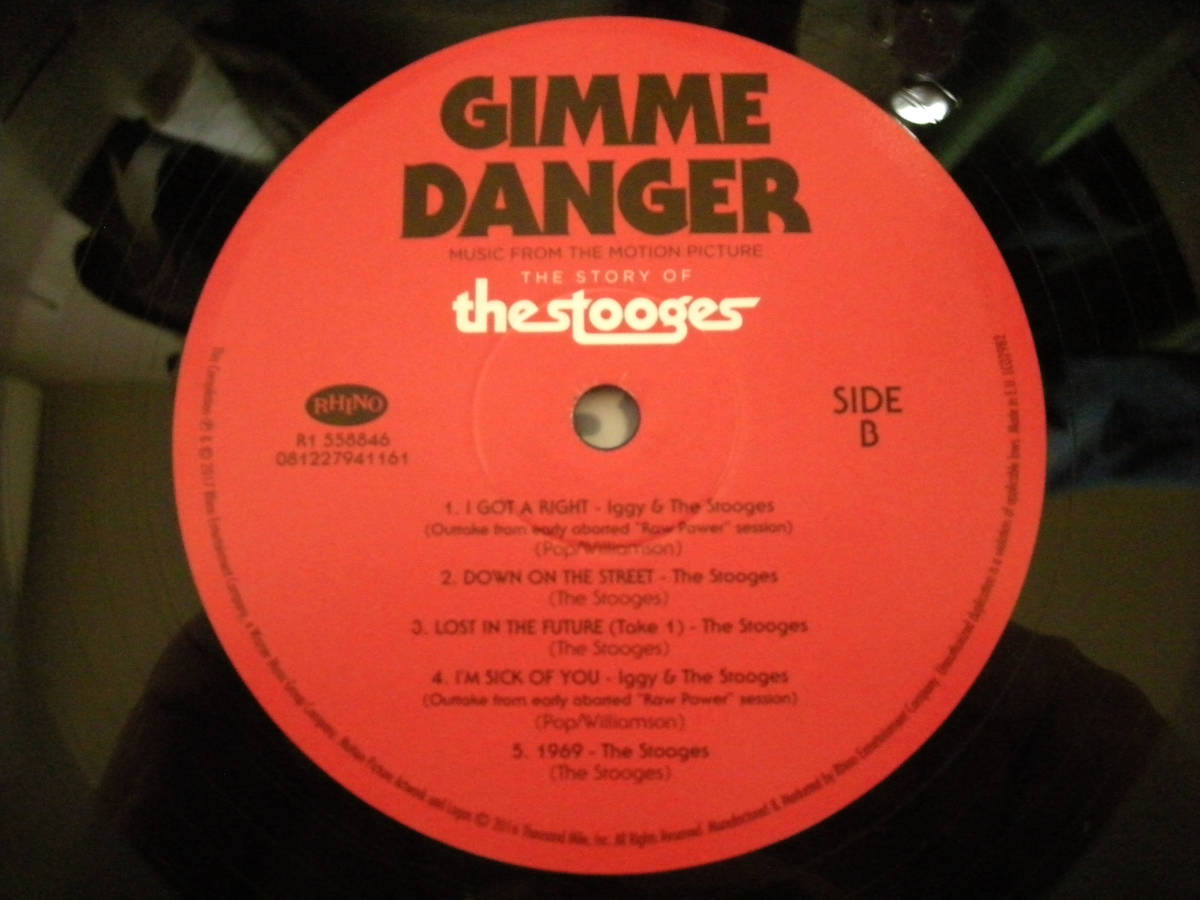 ザ・ストゥージズ【EU盤 LP】THE STOOGES Gimme Danger | Rhino Records R1 558846 (ジム・ジャームッシュ Jim Jarmusch_画像7