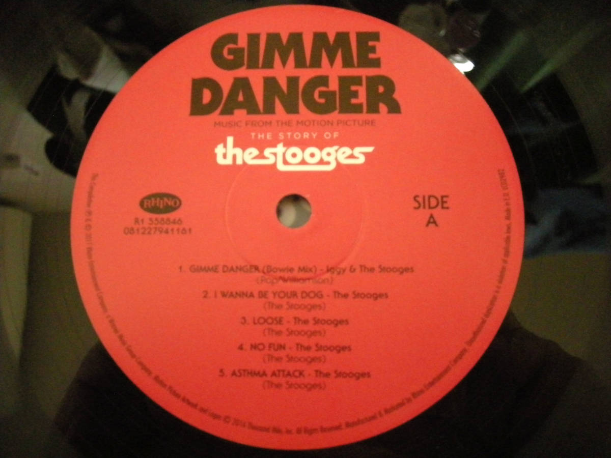 ザ・ストゥージズ【EU盤 LP】THE STOOGES Gimme Danger | Rhino Records R1 558846 (ジム・ジャームッシュ Jim Jarmusch_画像6