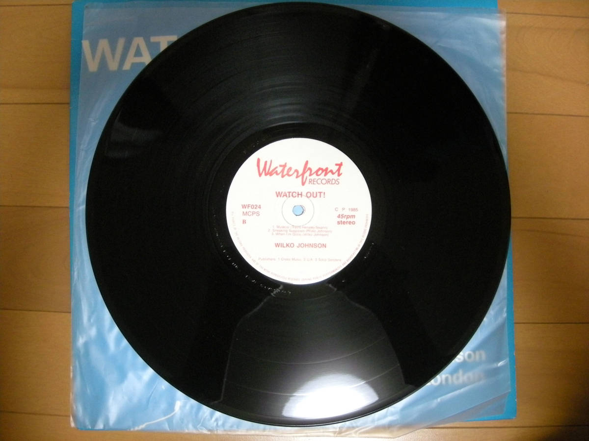 ウィルコ・ジョンソン【UK盤 LP】WILKO JOHNSON Watch Out! (Live in London) | Waterfront Records WF024 (DR. FEELGOOD パブロック_画像8