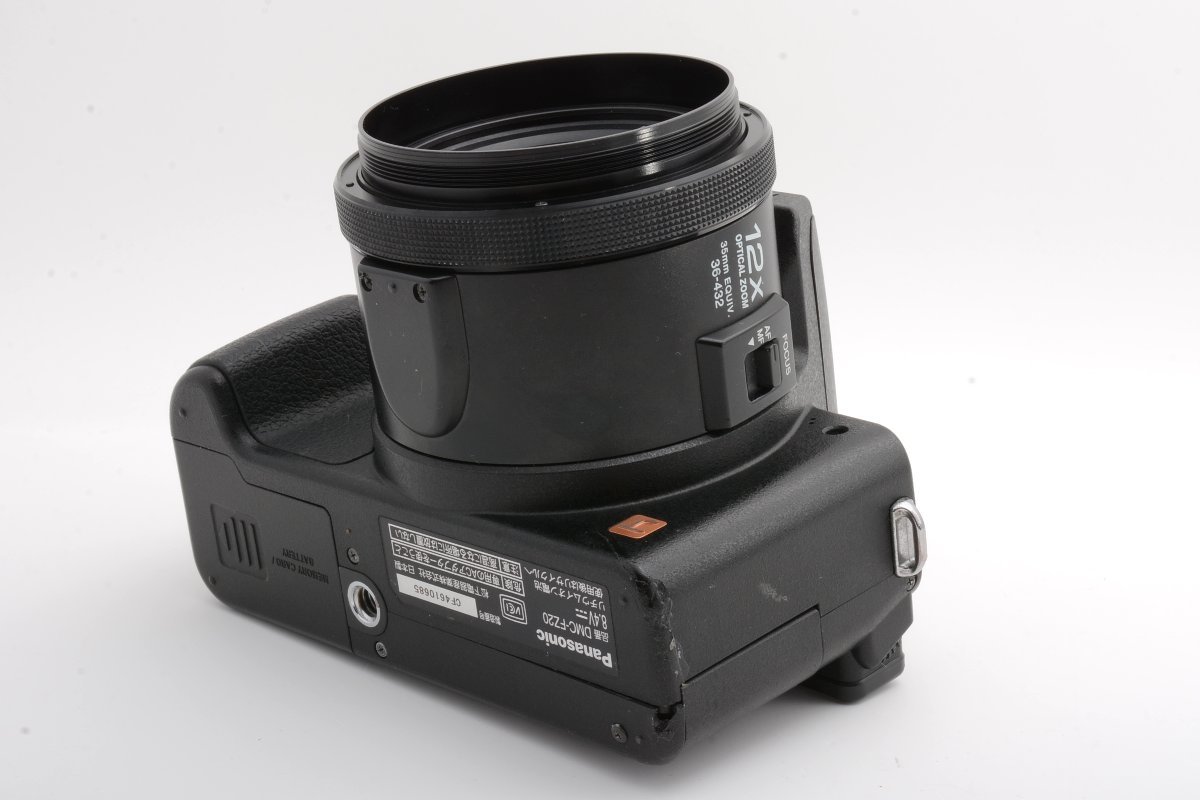 【現状渡し品】Panasonic パナソニック LUMIX デジタルカメラ DMC-FZ20 ブラック LEICA 36-432mm DMC-FZ20-K #3558_画像5