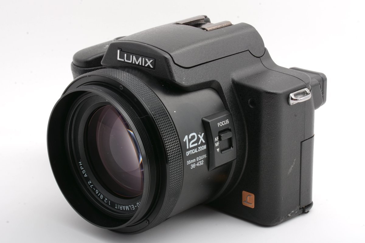 【現状渡し品】Panasonic パナソニック LUMIX デジタルカメラ DMC-FZ20 ブラック LEICA 36-432mm DMC-FZ20-K #3558_画像2