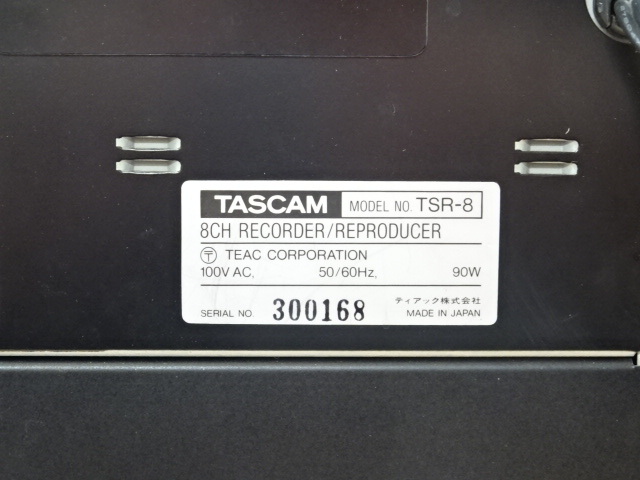 TASCAM タスカム TSR-8 オープンリールデッキ 現状品 管理N-61_画像5