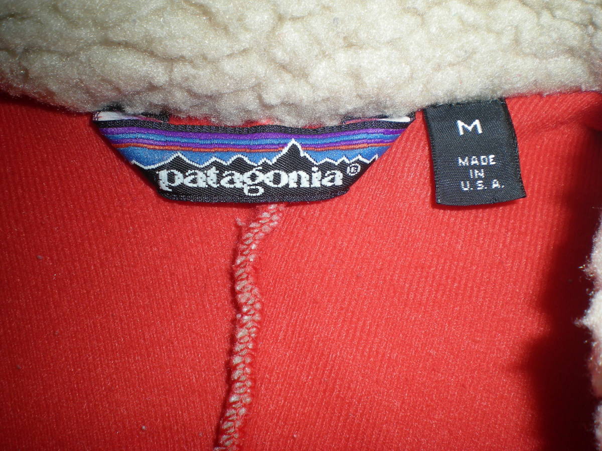 88年製★patagonia★パタゴニア★オリジナル・レトロカーディガン・サイズM・USA製 ヴィンテージ・三角タグ・Retro・フリース　値下げ_画像2