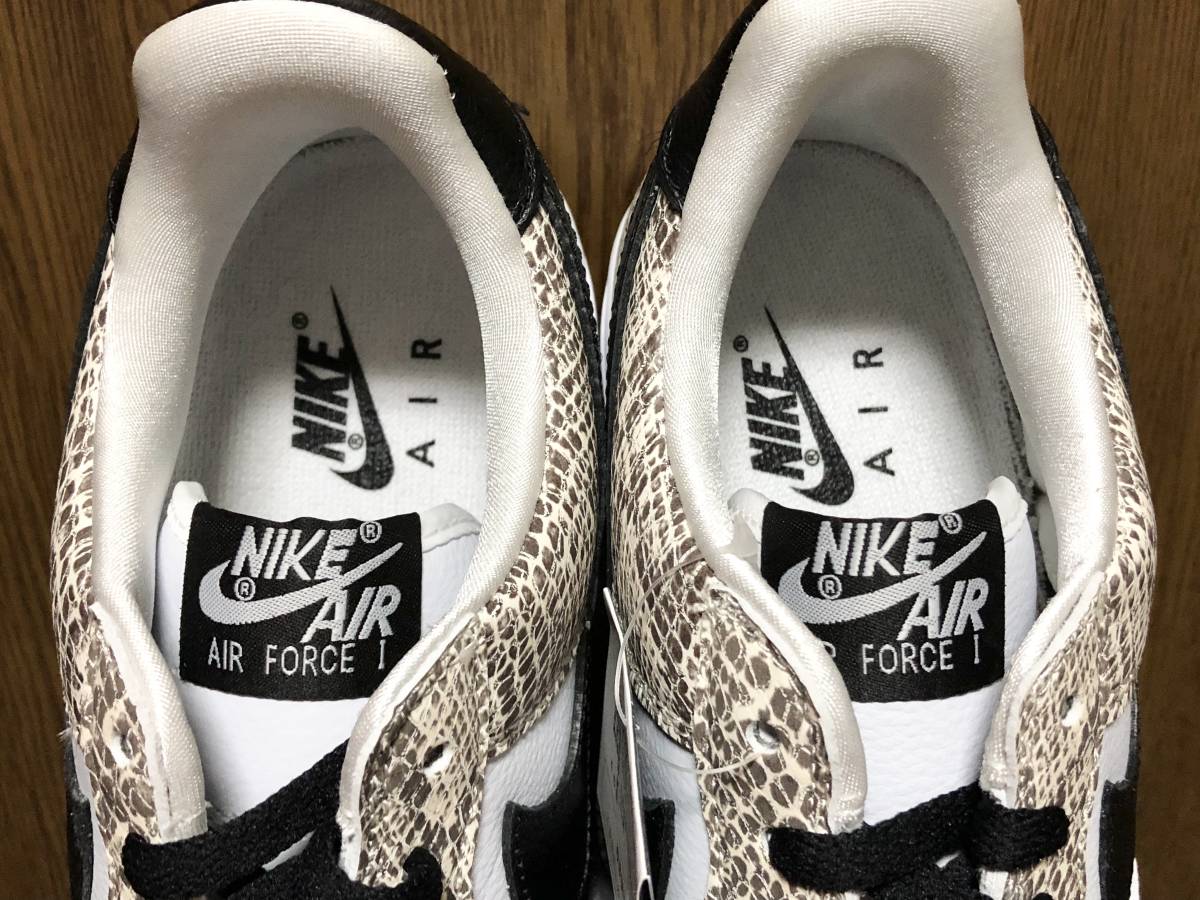 18年製 NIKE AIR FORCE 1 LOW RETRO COCOA SNAKE ナイキ エアフォース レトロ AF1 CO.JP【845053-104】ホワイト 白 ヘビ 蛇 スネイク US10_画像5