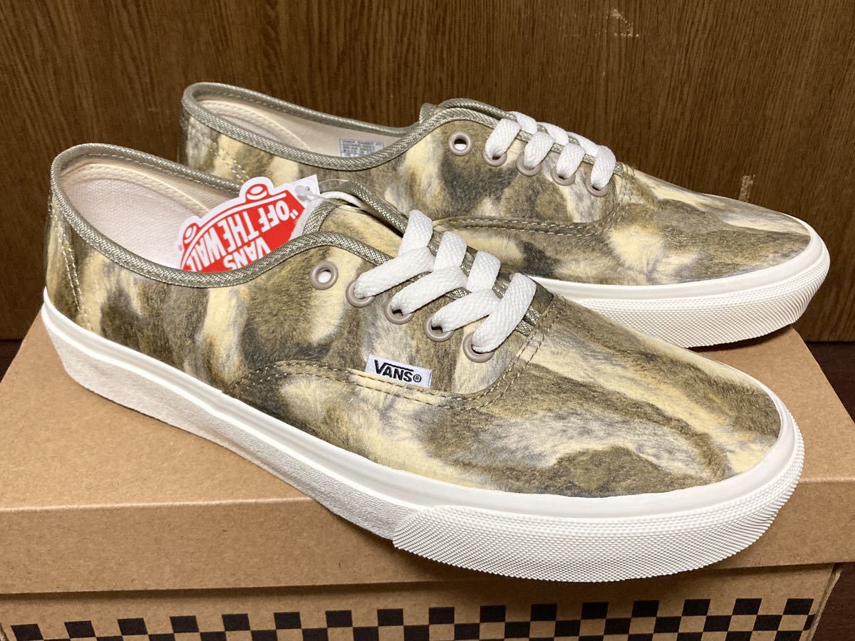 22年製 VANS AUTHENTIC ヴァンズ バンズ オーセンティック BILLY’S ENT ビリーズ 別注 ANIMAL アニマル ラビット ファー プリント US10.5_画像2