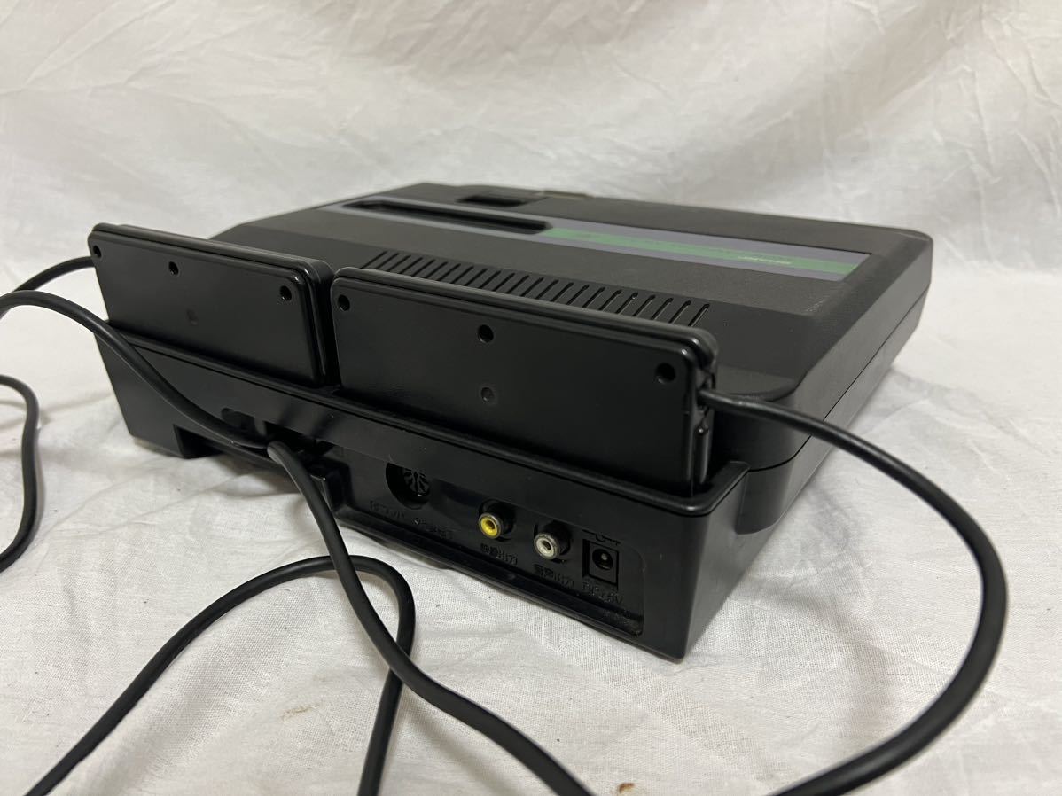 ツインファミコン シャープ AN-505-BK 本体 コントローラー SHARP TWIN FAMICOM AN505 黒 ディスクシステム_画像4