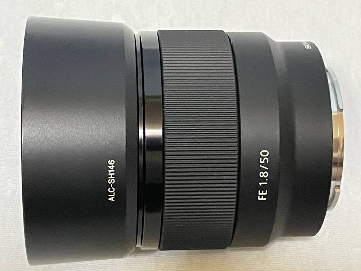 【中古】ソニーe-MOUNT αフルサイズカメラ用単焦点レンズ FE 50 F1.8 SEL50F18F_画像1