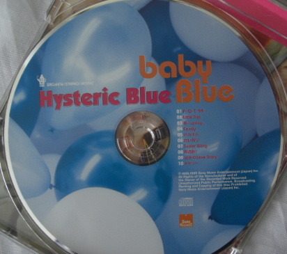 ♪♪CD :LP懐かし Baby Blue「HYSTERIC BLUE」 1枚全10曲1999年中古美品R051114♪♪の画像4