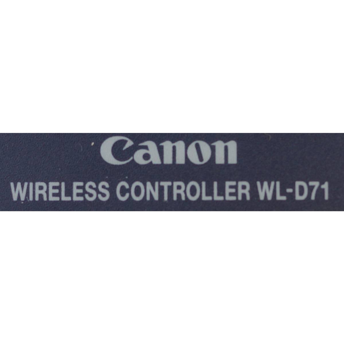 キヤノン CANON ビデオカメラ リモコン WL-D71_画像2