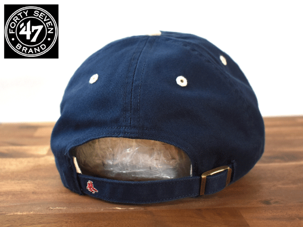 ★未使用品★ 47 BRAND 47 ブランド × BOSTON RED SOX レッドソックス MLB【フリーサイズ】キャップ 帽子 H266_画像5