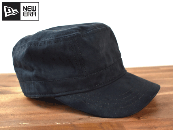 ★未使用品★NEW ERA ニューエラ【7-1/8 - 56.8cm】ベロア生地 ワークキャップ 帽子 H347_画像4