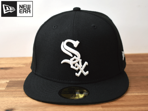 ★未使用品★NEW ERA ニューエラ × CHICAGO WHITE SOX ホワイトソックス MLB 59 FIFTY【7-3/8 - 58.7cm】 キャップ 帽子 W48_画像2