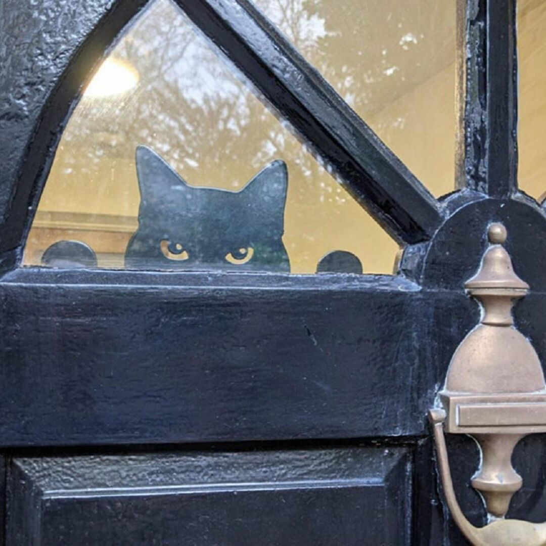 【匿名配送】ネコのウェルカムプレート ガーデンオブジェ 猫 ガーデニング オブジェ かわいい 3-1_画像2