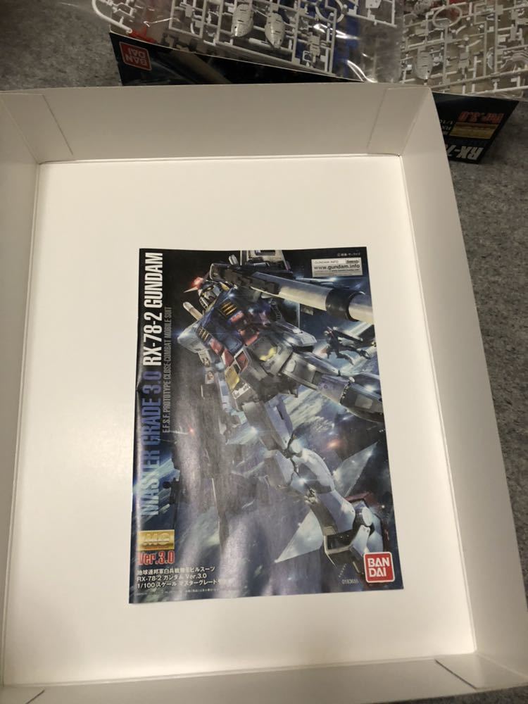 MG RX-78-2 Gundam ver.3.0 BANDAI新貨·未開封 原文:MG RX-78-2 ガンダム ver.3.0 バンダイ 新品・未開封