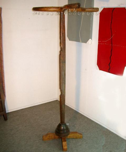  old tree cheeks material paul (pole) hanger coat hanger high class goods Western-style clothes hanging Wood hanger Asian antique ots