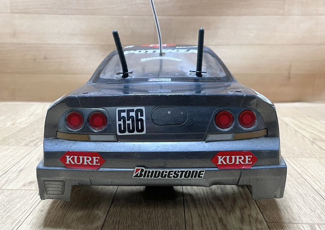 希少！TAMIYA タミヤ 1/10 RC KURE NISMO GT-R R33 NISSAN 日産 ラジコン SKYLINE TA03F 田宮模型 日産自動車 GT選手権 ニスモ 近藤真彦 D2_画像4