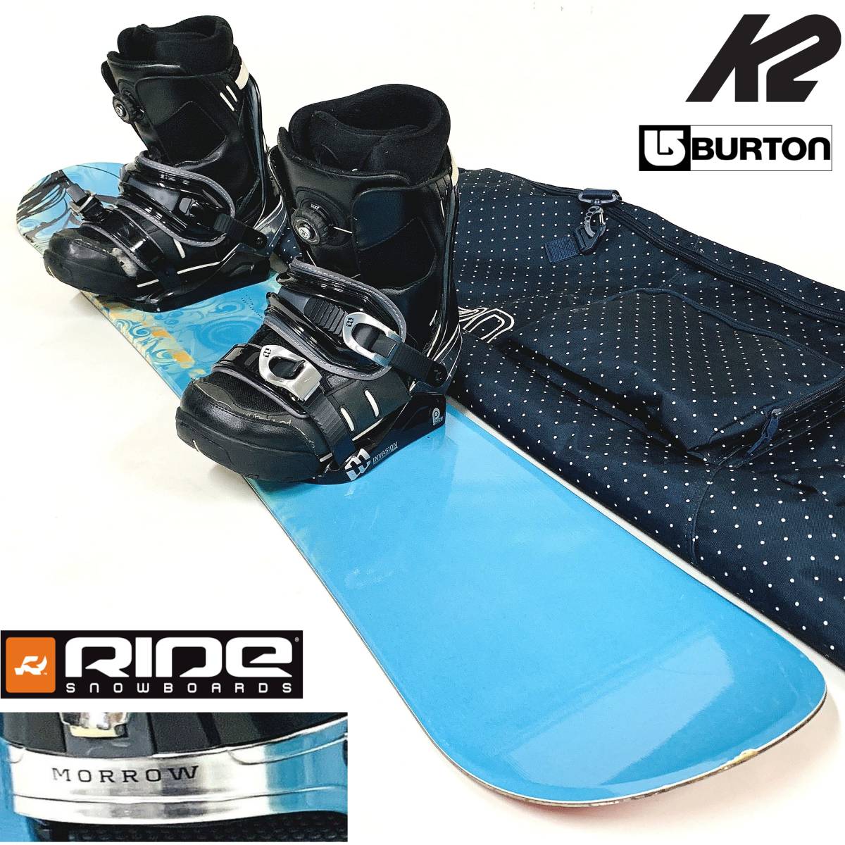 最大の割引 K2 バートン BURTON ケース RIDE ブーツ MORROW