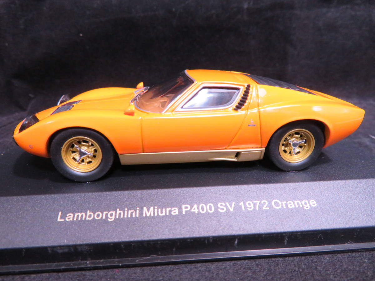 1/43 ランボルギーニ ミウラ P400 SV 1972 オレンジの画像1