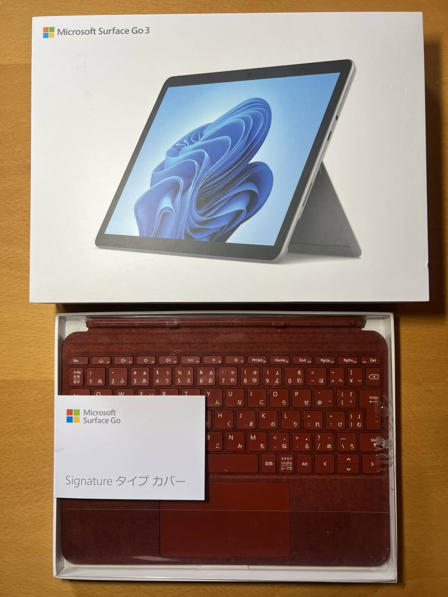 【美品・バッテリー良好】タイプカバー付きSurface Go 3 LTE Advanced Core i3 8GB 128GB プラチナ 8VH-00014 _画像1