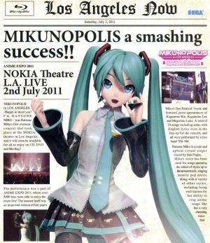 ＭＩＫＵＮＯＰＯＬＩＳ　ｉｎ　ＬＯＳ　ＡＮＧＥＬＥＳ“はじめまして、初音ミクです”（Ｂｌｕ－ｒａｙ　Ｄｉｓｃ）／初音ミク_画像1