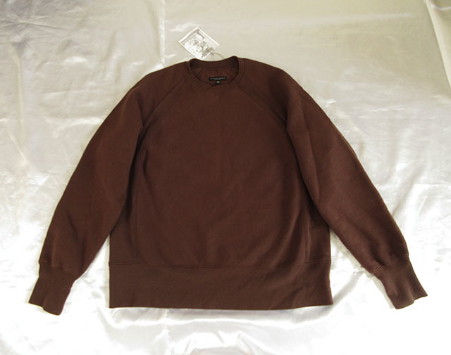 エンジニアードガーメンツ★ Raglan Crew - Cotton Heavy Fleece/Brown【XS】_画像1