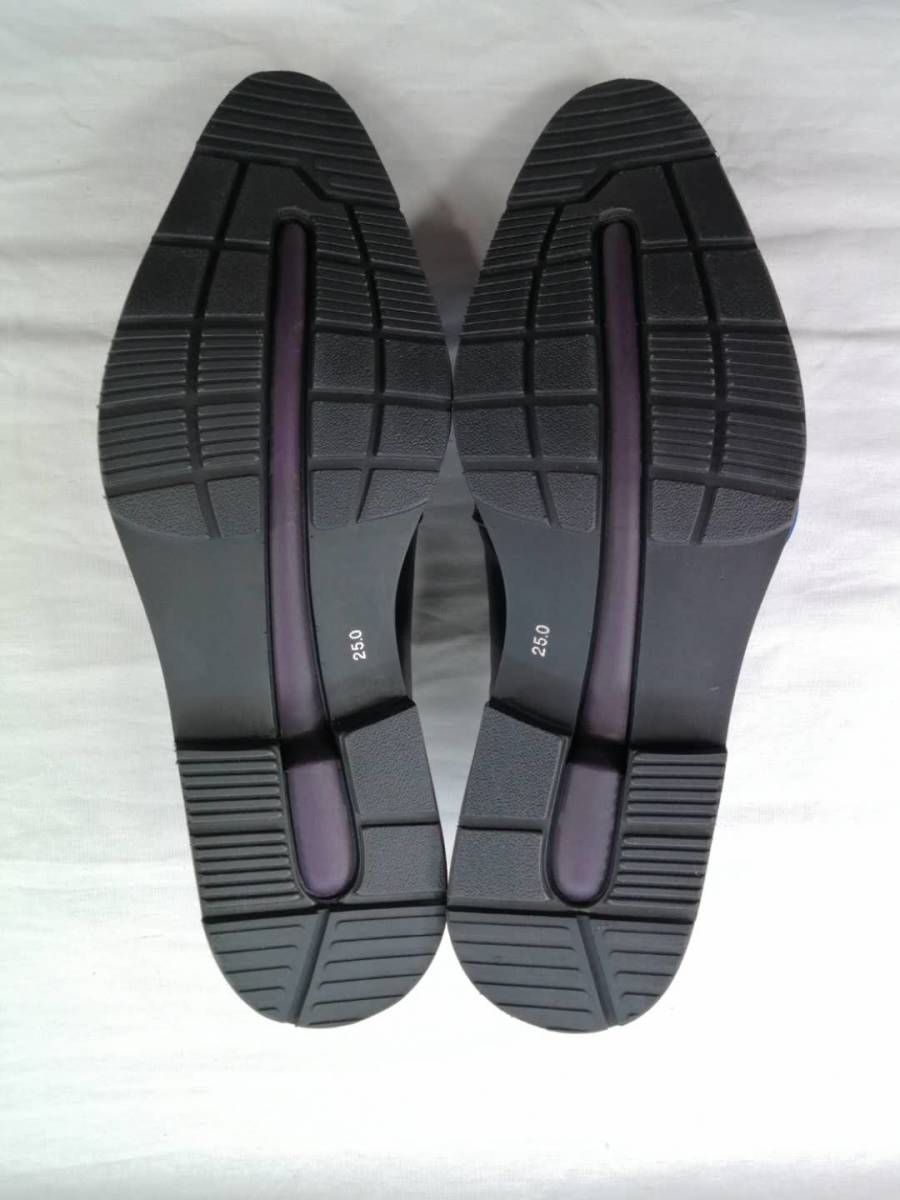 25.0cm 黒 新品 即決 ビジネスシューズ ブラック 革靴 通勤 靴 メンズ シューズ カジュアル シューズ HW1102-blk-250_画像7