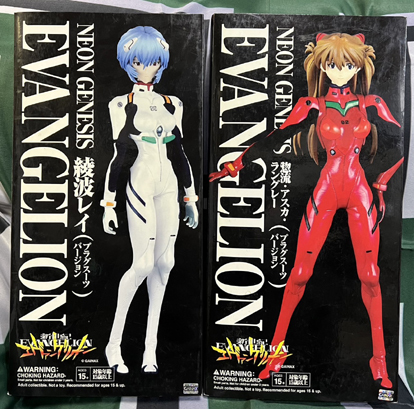 EVANGELION エヴァンゲリオン　綾波・アスカ　2体セット　送料込み