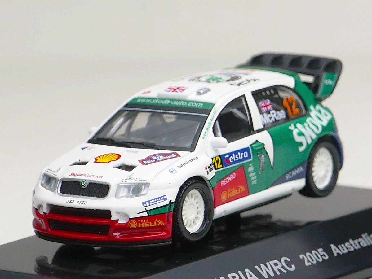 1/64 CM'S シュコダ ファビアWRC05 #12 Australia 2005 ラリーカーコレクションExtra コリンマクレー2_画像1